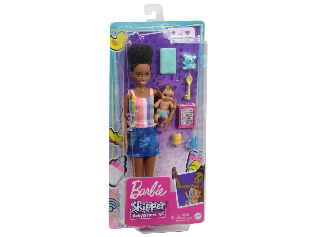 barbie chuva s tilkem s miminkem s doplnky