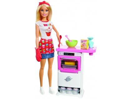 Barbie vaření a pečení herní set s panenkou