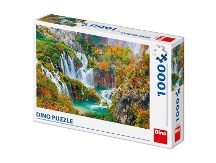 Puzzle 1000 dílků: Plitvická jezera