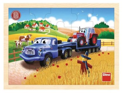 drevene Puzzle 20 dilku Tatra tahac