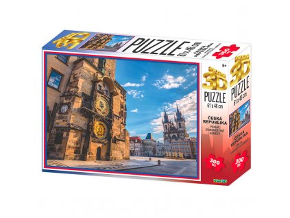 Puzzle 3D Praha Staroměstské náměstí 300 dílků