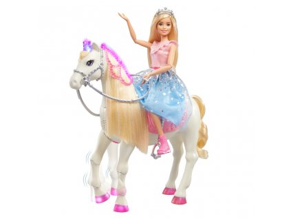 Barbie princezna a kůň se světly a zvuky