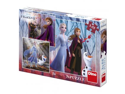 Frozen II 3 obrázky puzzle