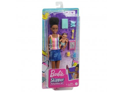 Barbie Chůva s tílkem + miminko