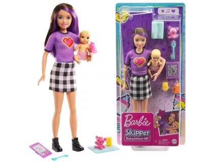 Barbie Chůva Skipper + miminko