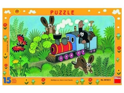puzzle Krtek a lokomotiva