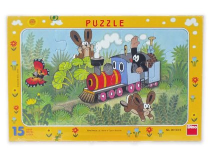 Puzzle krtek a lokomotiva
