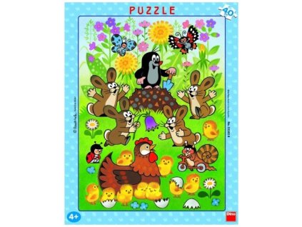 Puzzle Krtek a Velikonoce 40 dílků