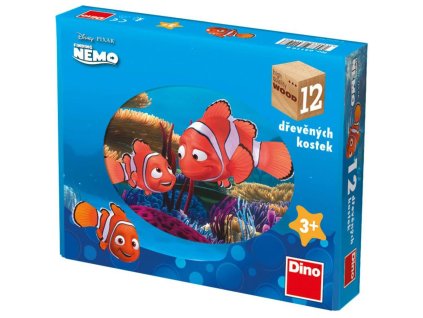 obrazkove drevene kostky Nemo