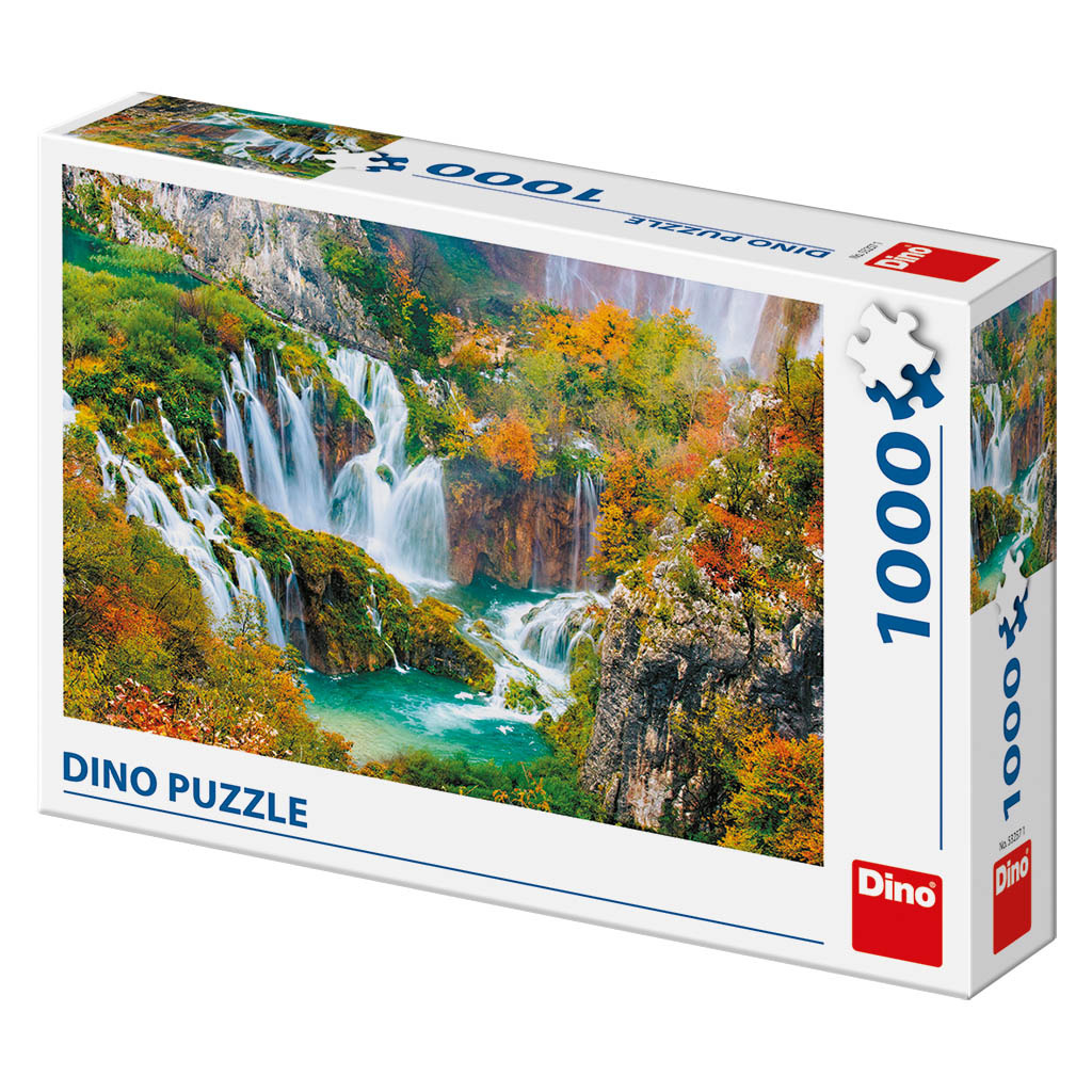 Puzzle 1000 dílků: Plitvická jezera