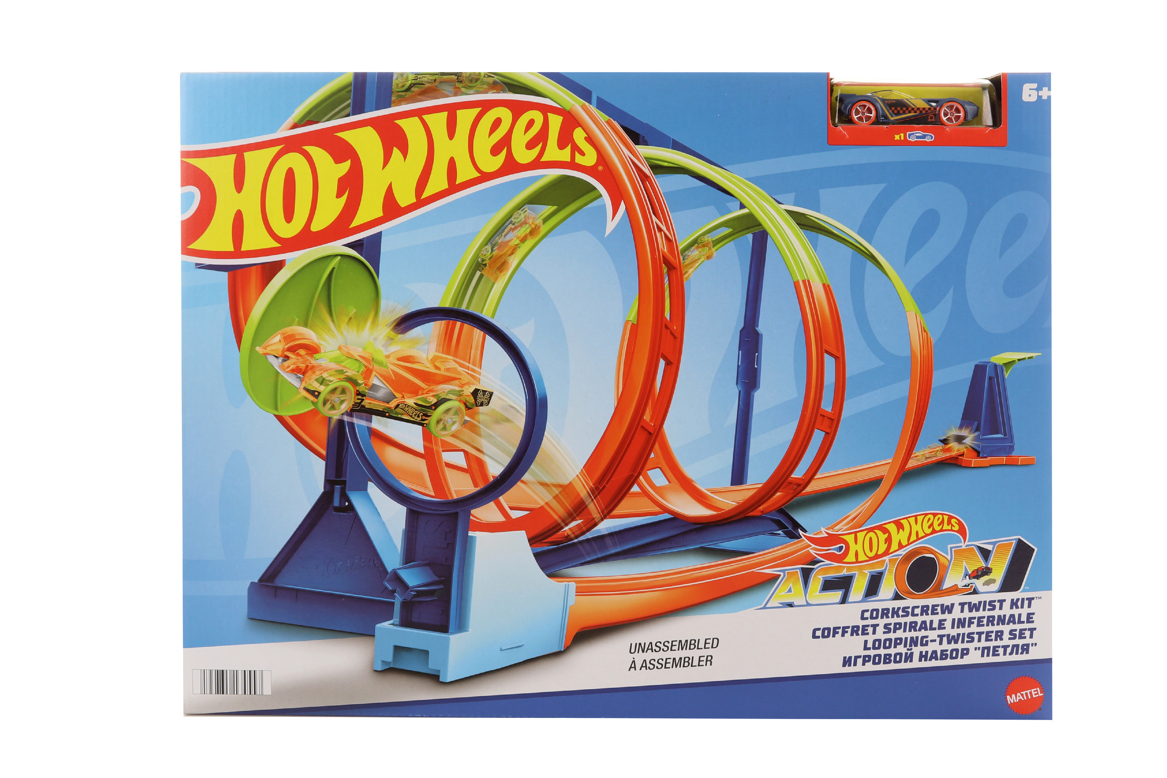 Hot Wheels Vývrtková dráha