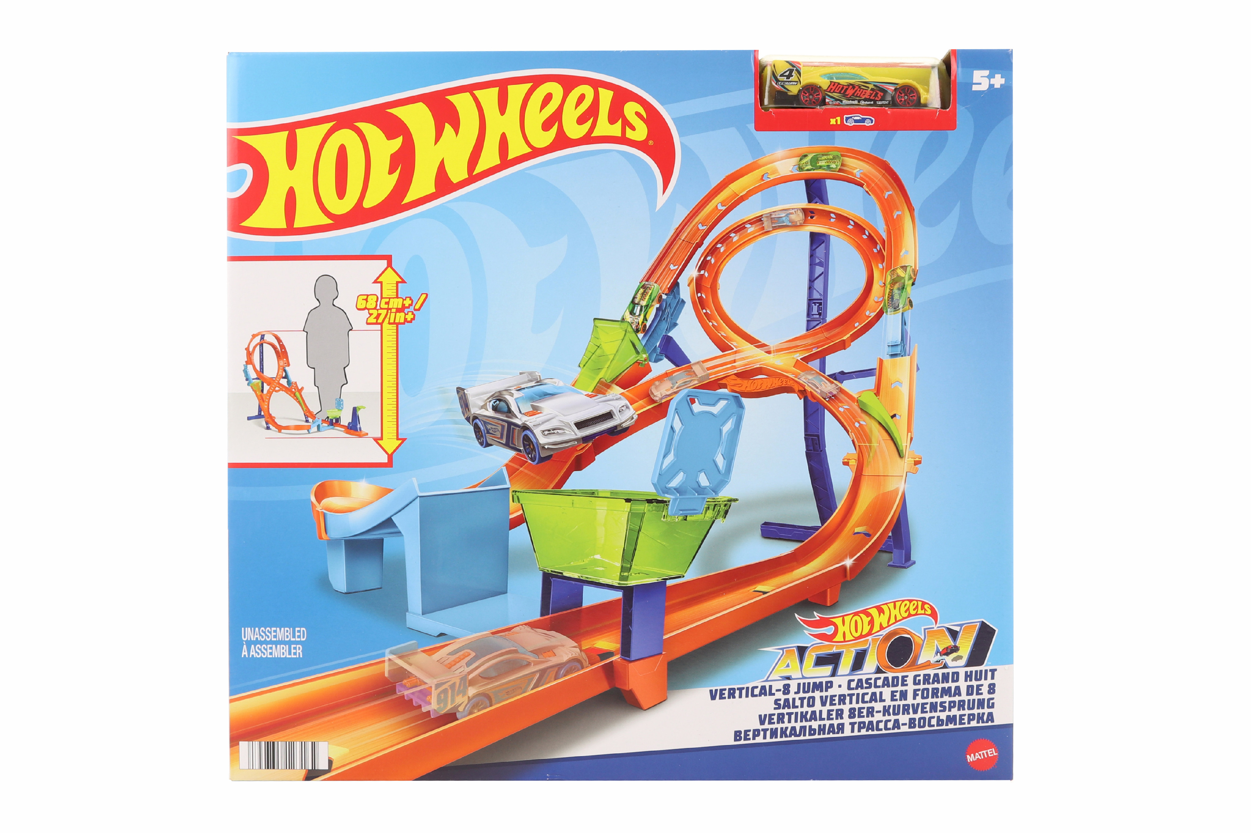 Hot Wheels Vertikální osmičková dráha