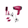 Sada krásy Malá kadeřnice s fénem na baterie a s doplňky