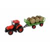 Traktor Zetor s vlekem na balíky