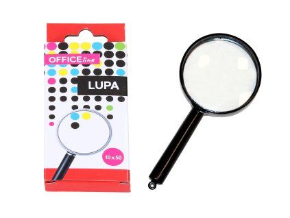 Lupa 10x50 mm