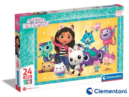 Clementoni - Puzzle Gábinin kouzelný domek MAXI 24 dílků