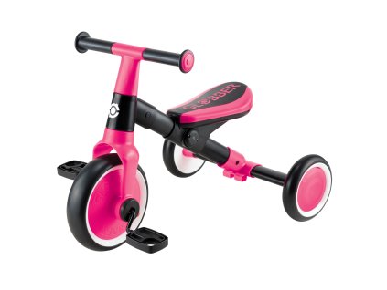 Globber Odrážedlo dětské tříkolové Learning Trike - Fuchsia Pink