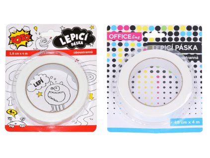 Lepící páska 18mm x 4m oboustranná