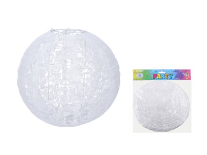 Lampion koule 30 cm - Květina
