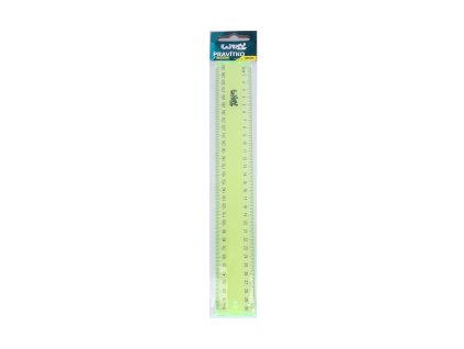 Pravítko 30 cm neon