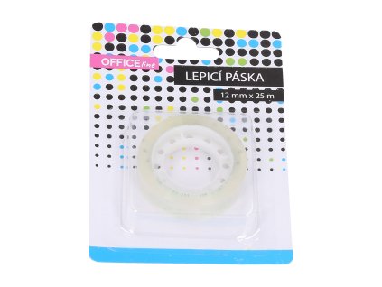 Lepící páska 12mm x 25m blister