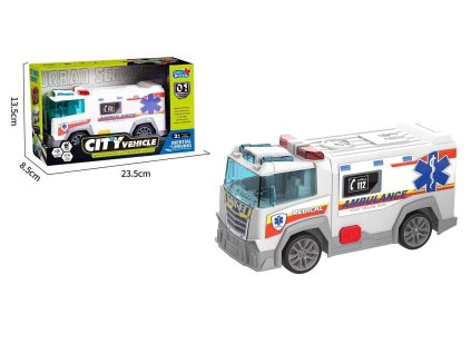 Auto záchranka na setrvačník s efekty