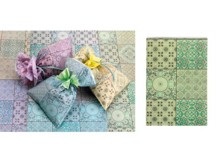 Sáček celofan 20x35 cm AMALFI zelený