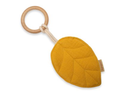 Kousátko s listy New Baby Leaf mustard