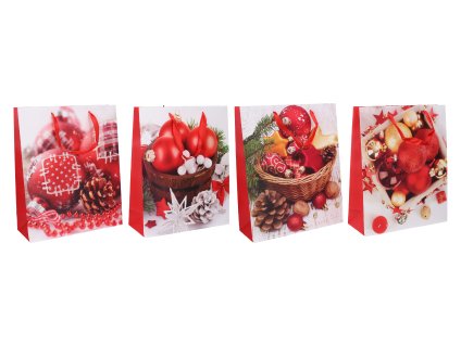 Dárková taška M 26x32x10 cm Vánoce