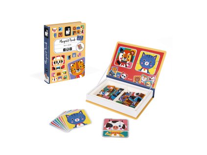 Janod Magnetická kniha Magnetibook Zvířata Puzzle