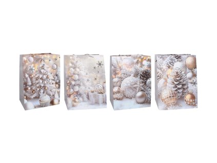 Dárková taška M 26x32x10 cm VÁNOCE