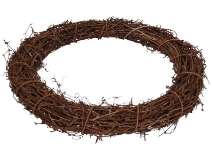 Věnec dekorační z ratanu průměr 35 cm