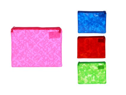 Složka se zipem 16x20,5 cm - 4 barvy