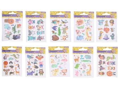 Tetovací obtisky 7,5x11 cm - Zvířátka