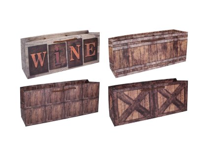 Dárková taška na láhev M 15,5x37x10 cm Celorok