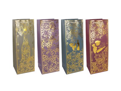 Dárková taška na láhev M 36x12,5x8,5 cm Celorok