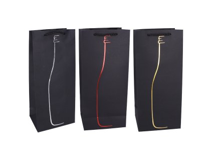 Dárková taška na láhev M 17x38x9 cm Celorok