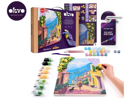 OKTO Malba a 3D modelování obraz "Lemon Weekend" 30x40 cm