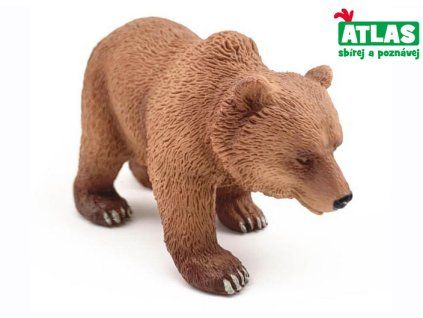 B - Figurka Medvěd hnědý 10 cm