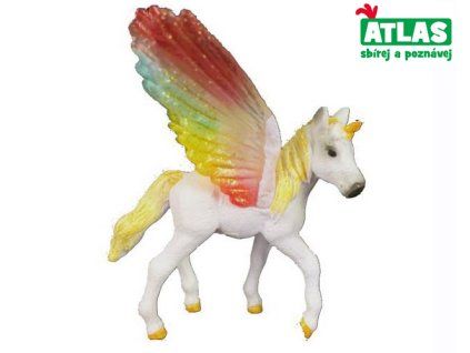 B - Figurka Jednorožec s křídly 9 cm
