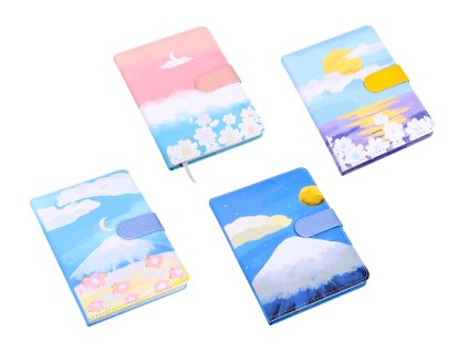 Notes 13x17,5 cm na magnet, 100 stran