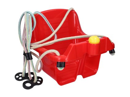 Houpačka dětská plastová červená