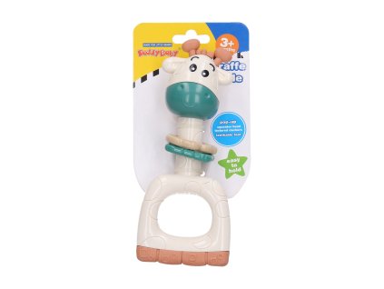 Chrastítko pískací žirafa 16cm