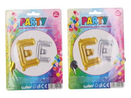 Balónek nafukovací - písmeno E