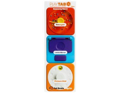 Fat Brain Sada senzorických hraček PlayTab Tile Set 3