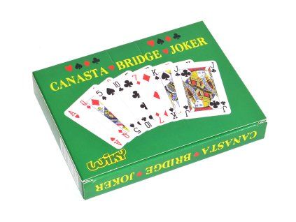 Karty Canasta - papír. krabička