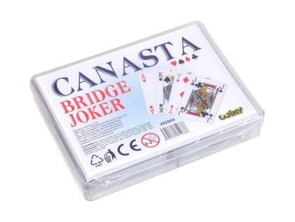 Karty Canasta - plast. krabička