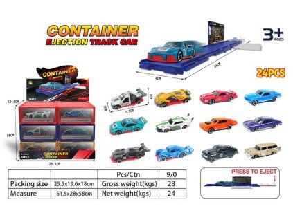 Auto kovové vystřelovací v kontejneru 7,5 cm