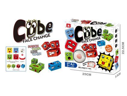 Magické kostky obličeje set