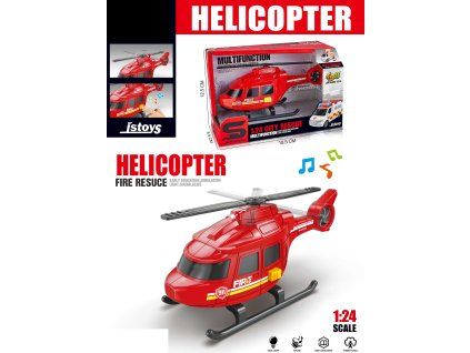 Vrtulník s efekty 17 cm